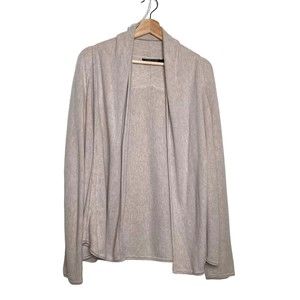 Peruvian Connection Pima Cotton Links Swing Cardigan Open Front Sweater Size M